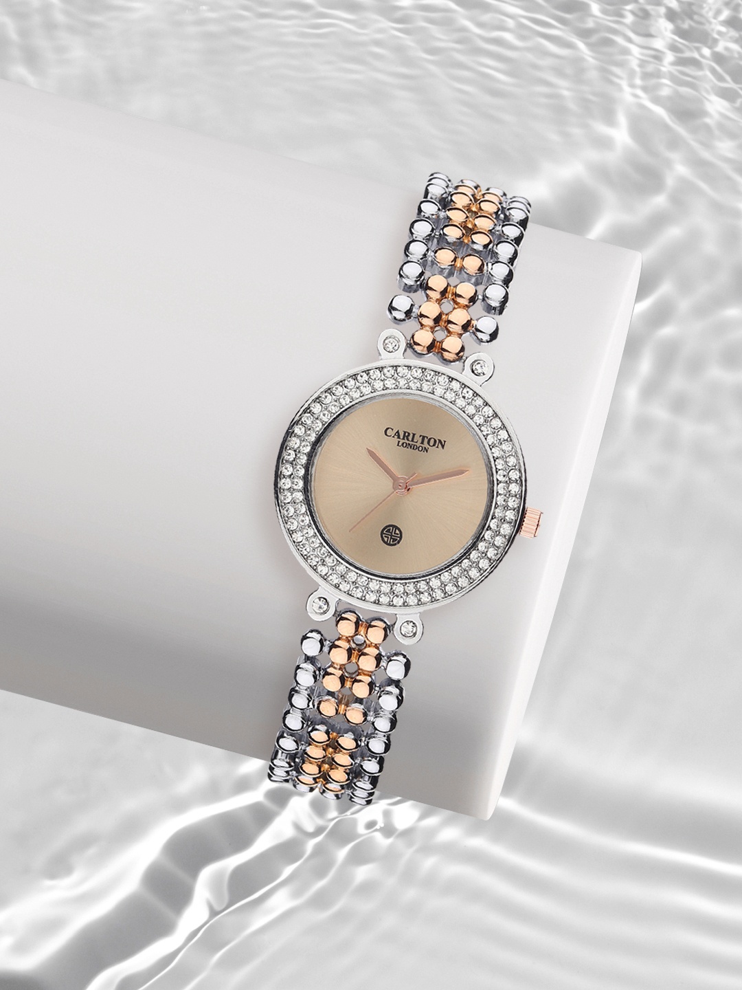

Carlton London Women Rose Gold Analogue Watch