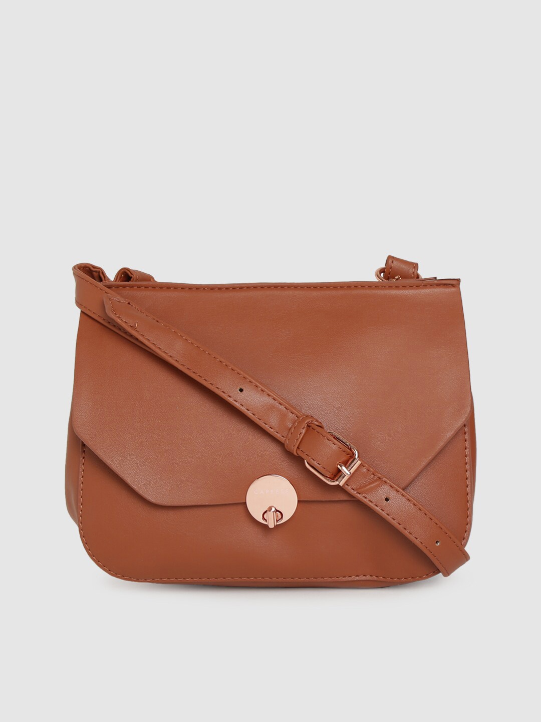 

Caprese Brown Solid Winifred Sling Bag