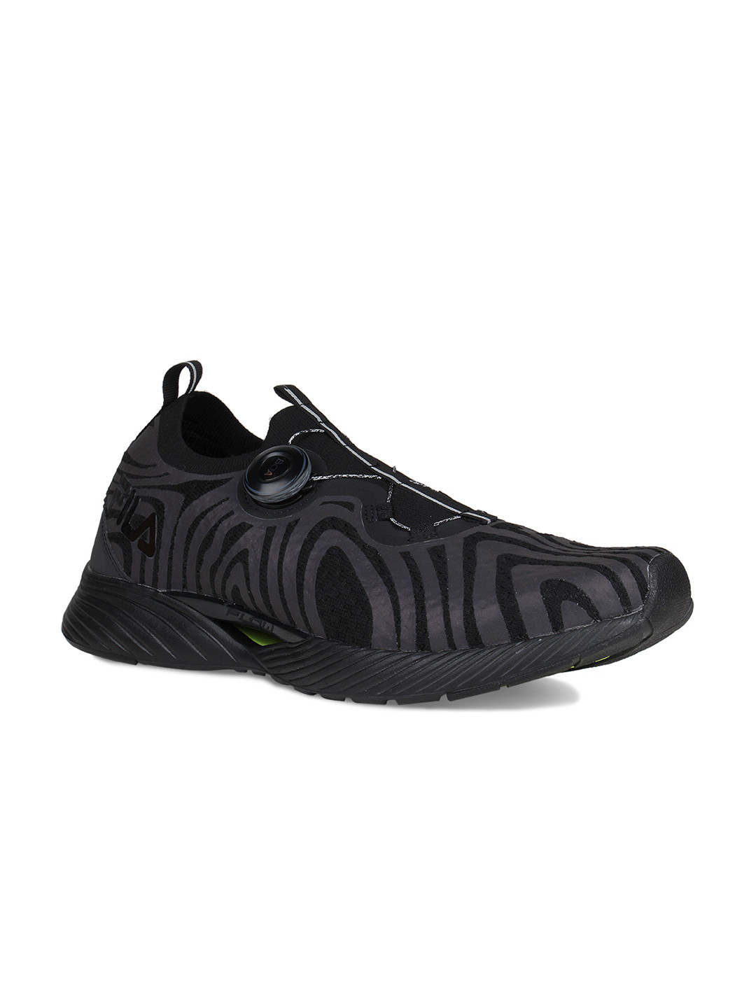 

FILA Men Black V.1. FPS Printed Running Shoes