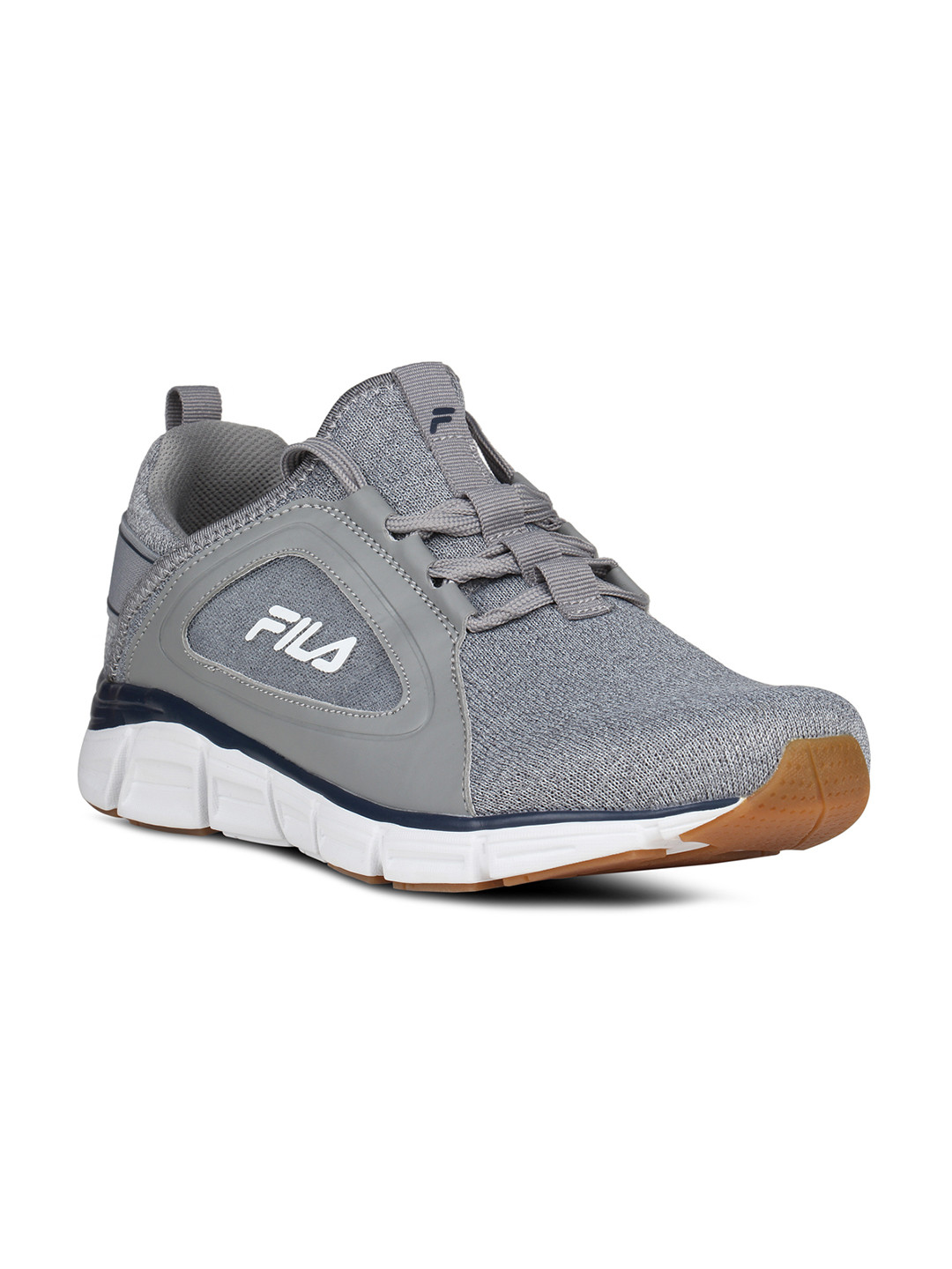 

FILA Men Grey Woven Design Sneakers