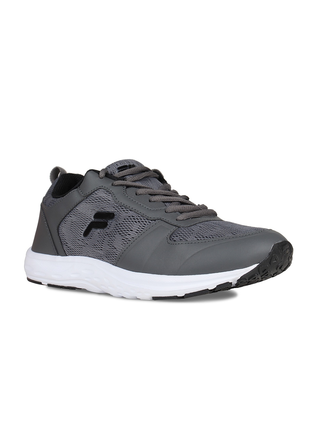 

FILA Men Grey Solid Running Shoes