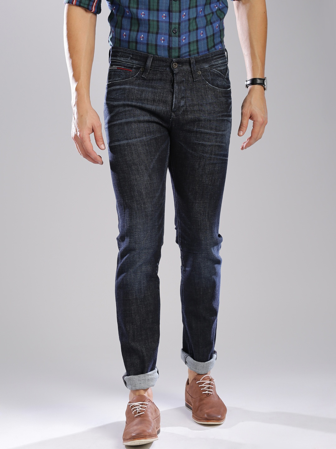 

Tommy Hilfiger Navy Slim Scanton Stretchable Jeans, Navy blue