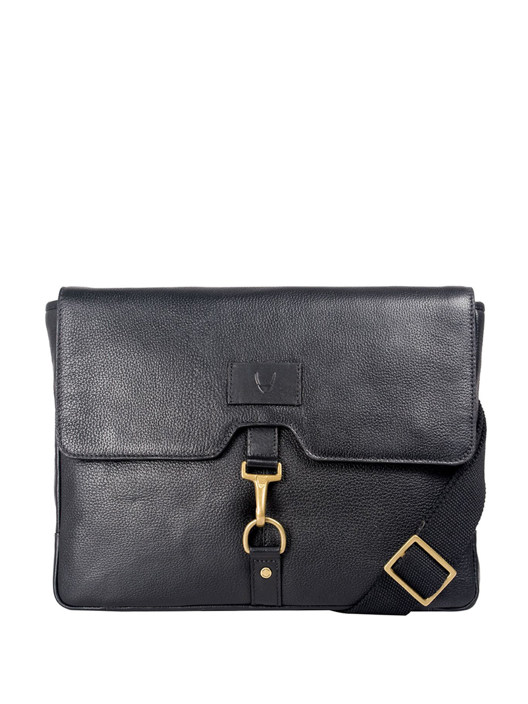

Hidesign Men Black Solid EE JAGUAR 03 Leather Laptop Sleeve