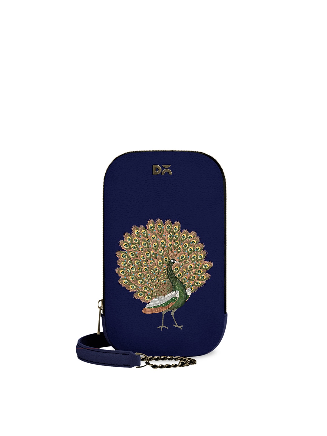 

DailyObjects Multicoloured Peacock Print Sling Bag, Multi