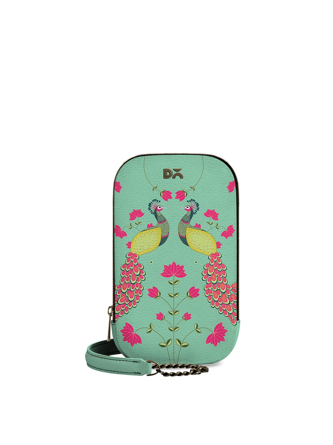 

DailyObjects Green Printed Crossbody Bag