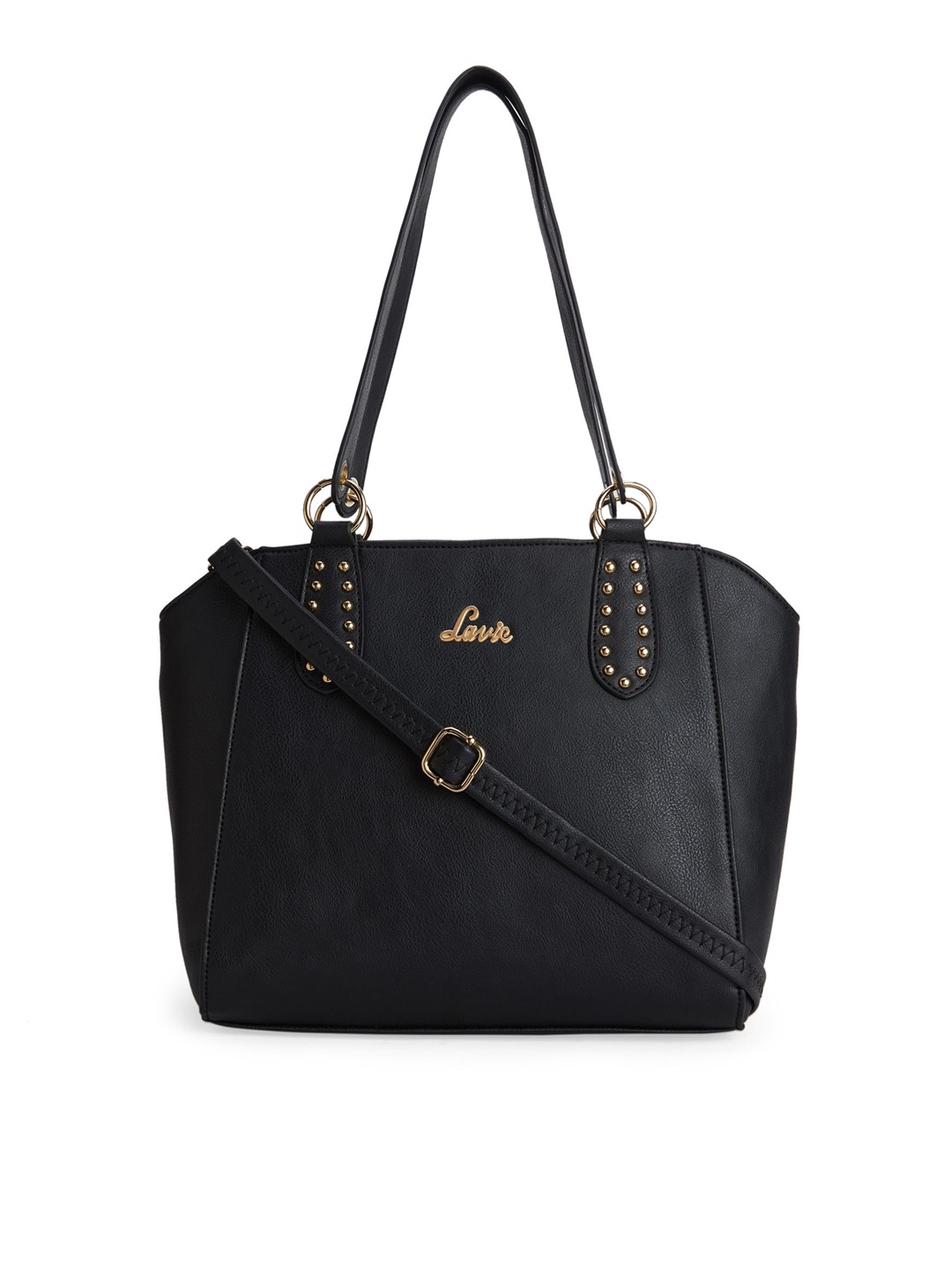 

Lavie Black Solid Shoulder Bag