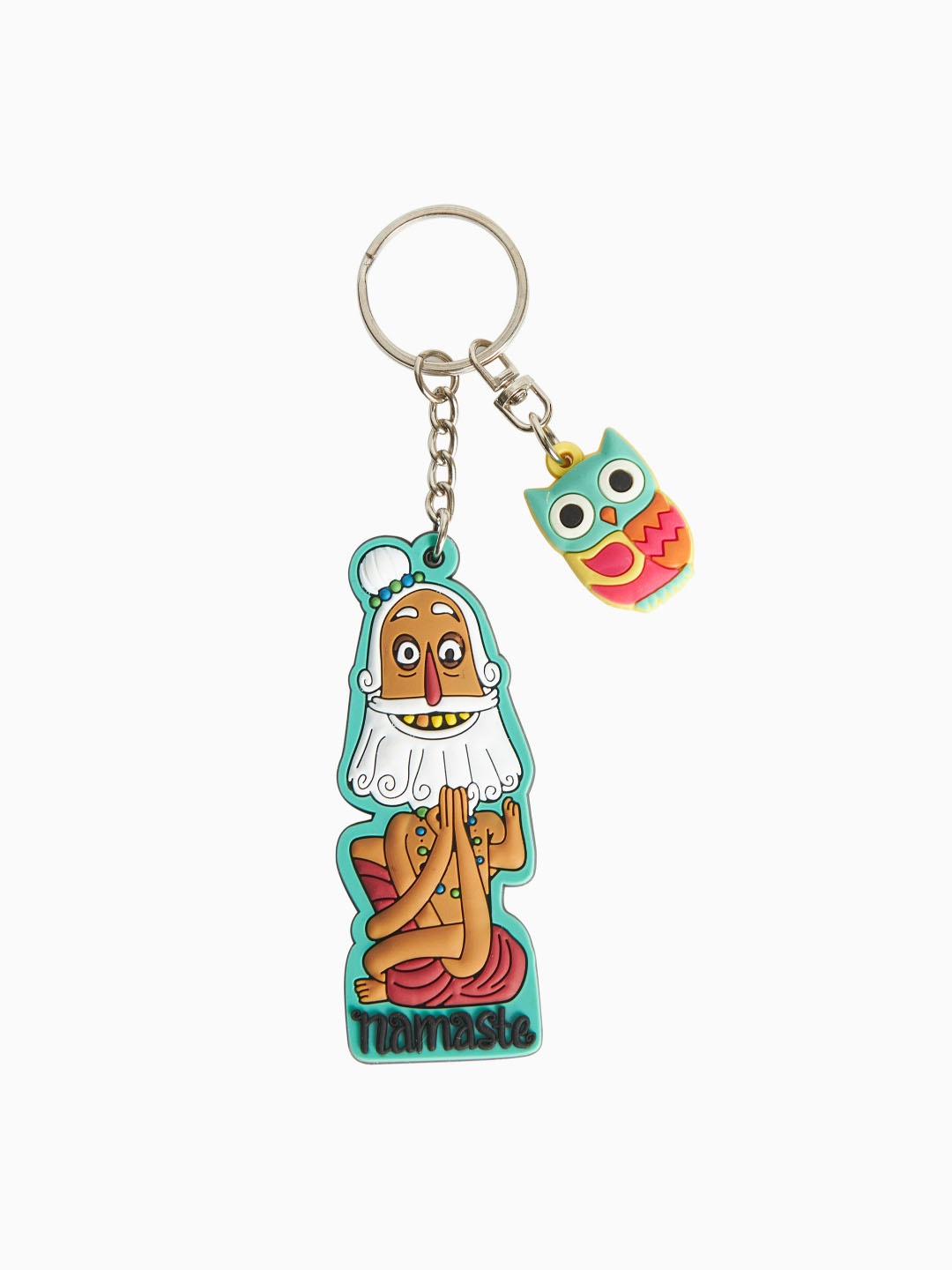 

Chumbak Unisex Multi-Coloured Yogibaba Keychain