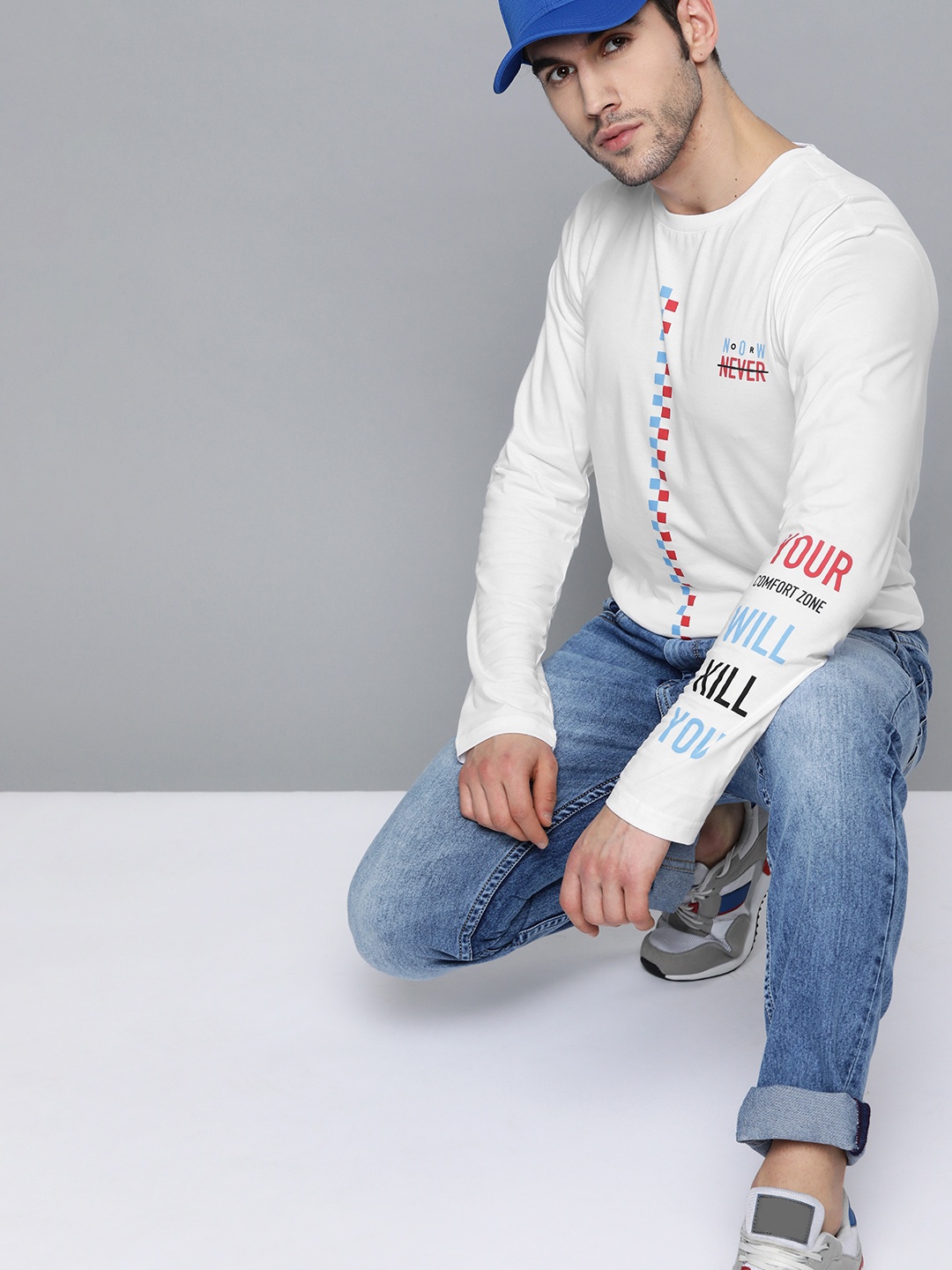 

Kook N Keech Men White Printed Round Neck T-shirt