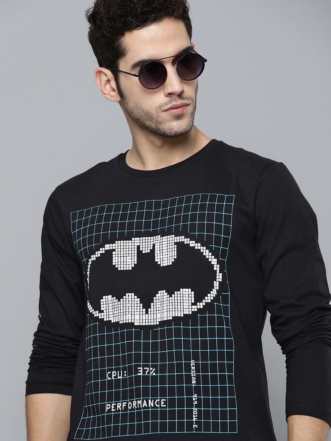 

Kook N Keech Batman Men Black Batman Pure Cotton Round Neck T-shirt