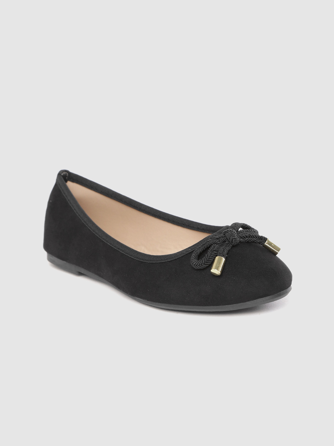 

DOROTHY PERKINS Women Black Solid Ballerinas