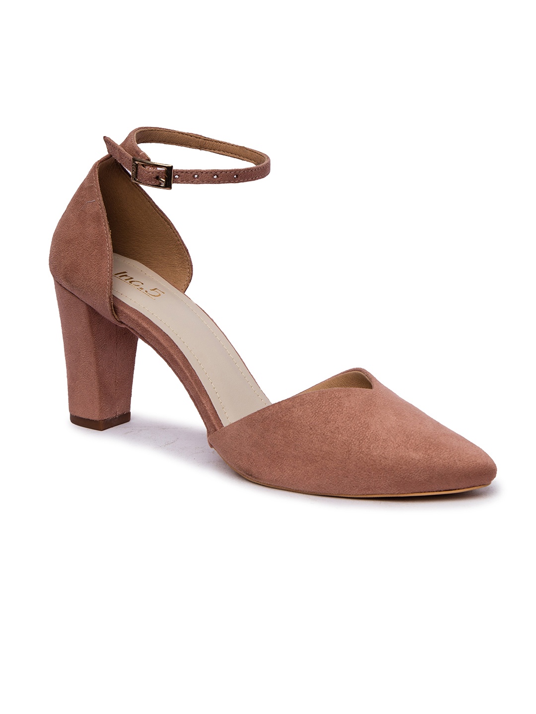 

Inc 5 Women Pink Printed Mules