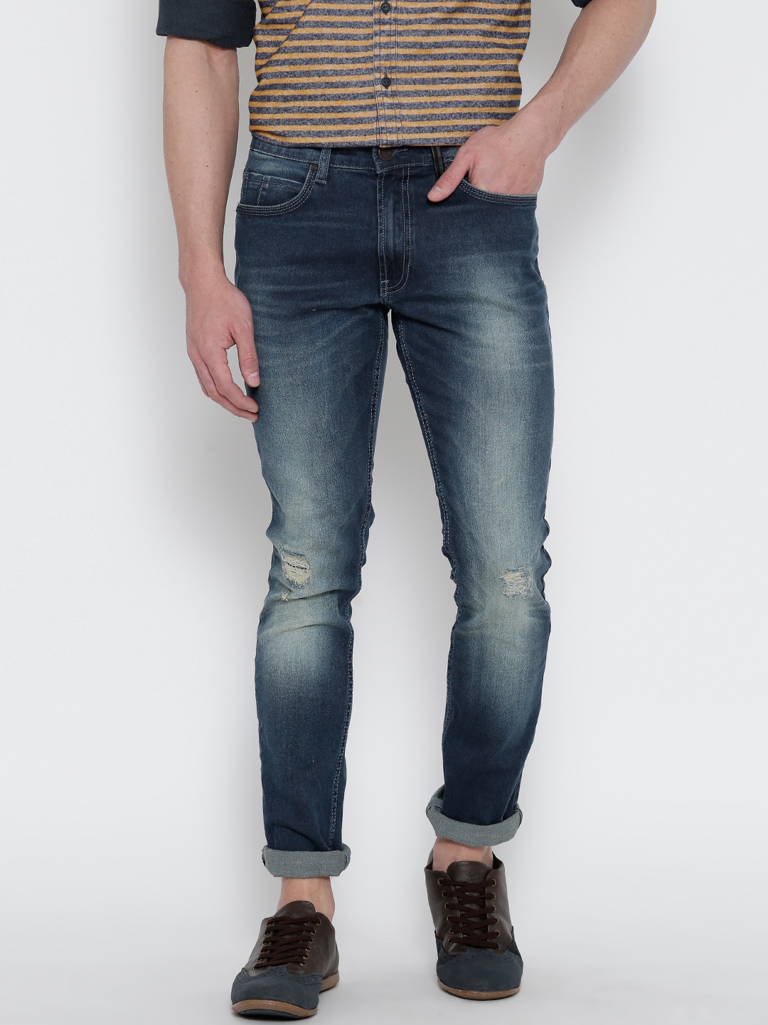 

Locomotive Blue Super Slim Fit Stretchable Jeans