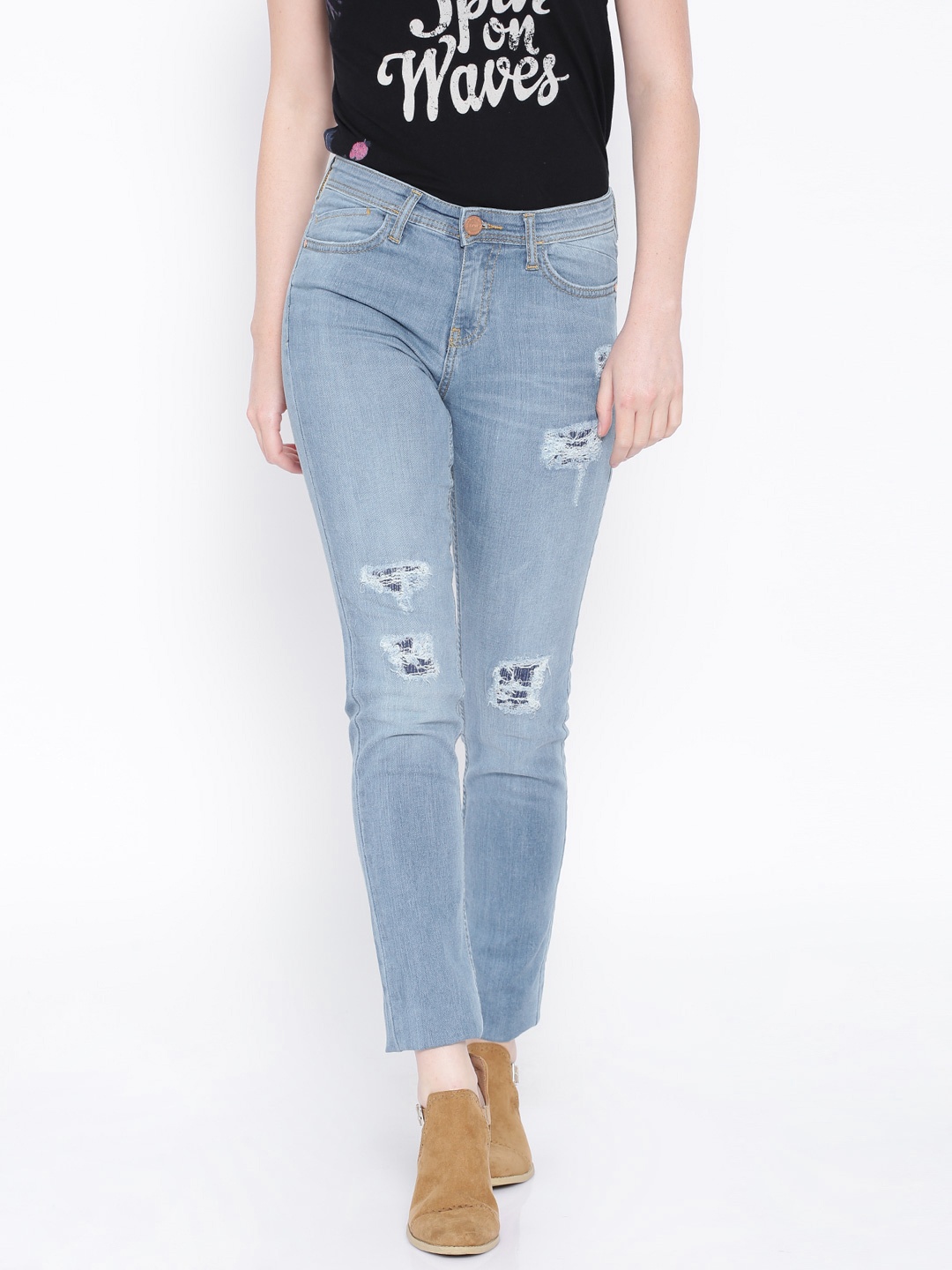 

Tokyo Talkies Blue Stretchable Jeans