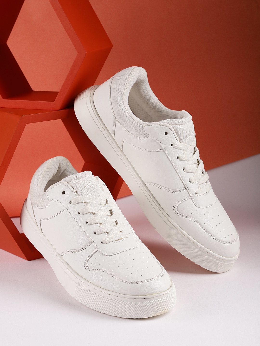 

HRX by Hrithik Roshan Men White Skate Street Sneakers