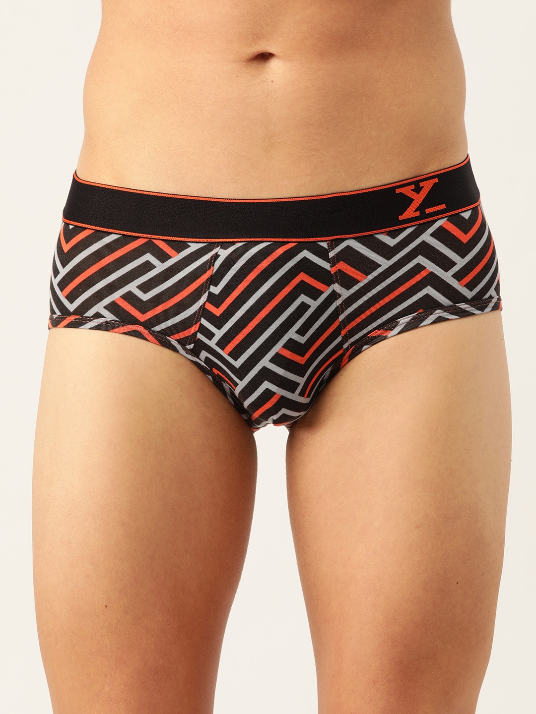 

XYXX Men IntelliSoft Antimicrobial Micro Modal Linea Briefs XYBRF63, Black