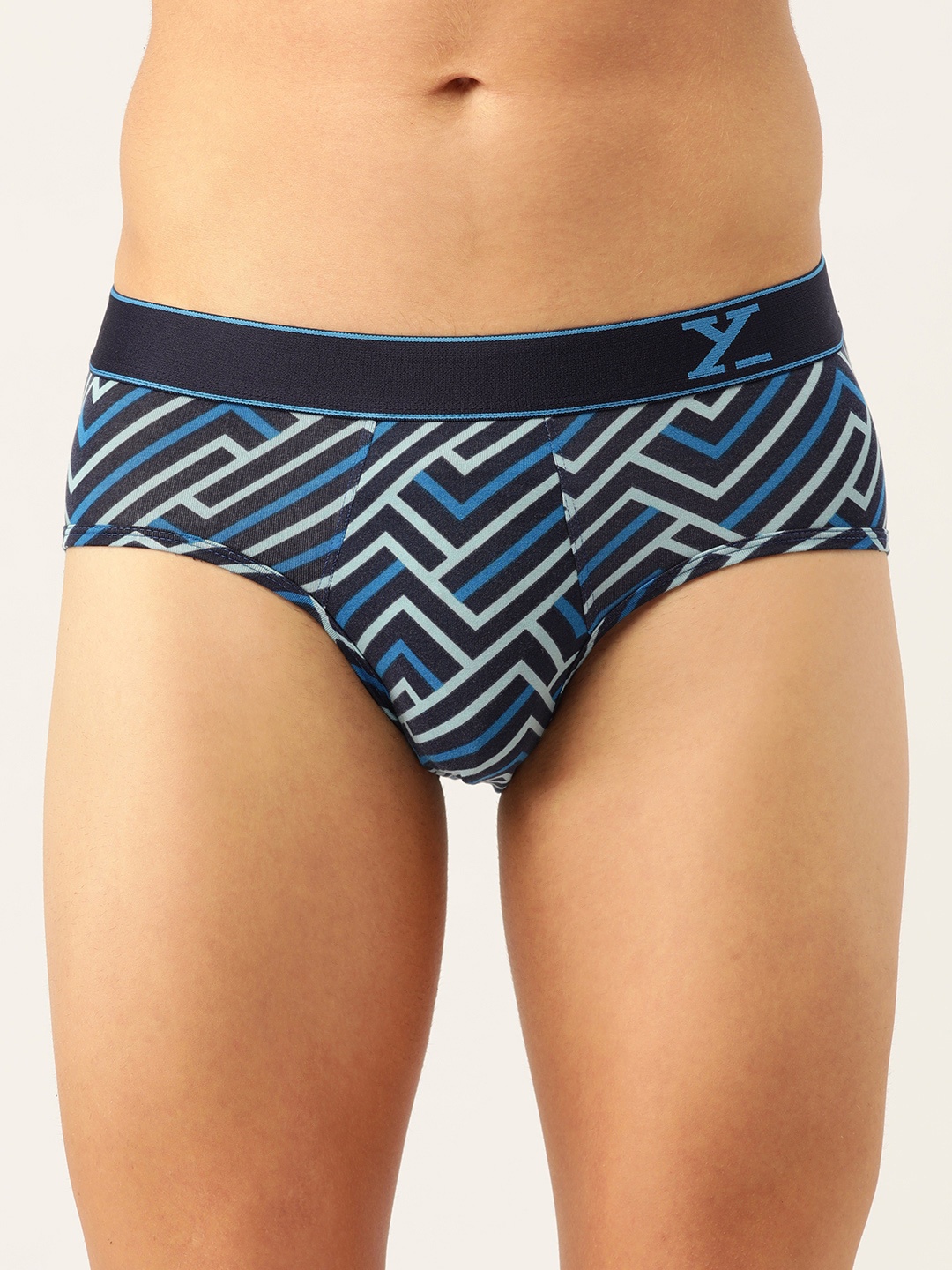 

XYXX Men IntelliSoft Antimicrobial Micro Modal Linea Briefs XYBRF64, Blue