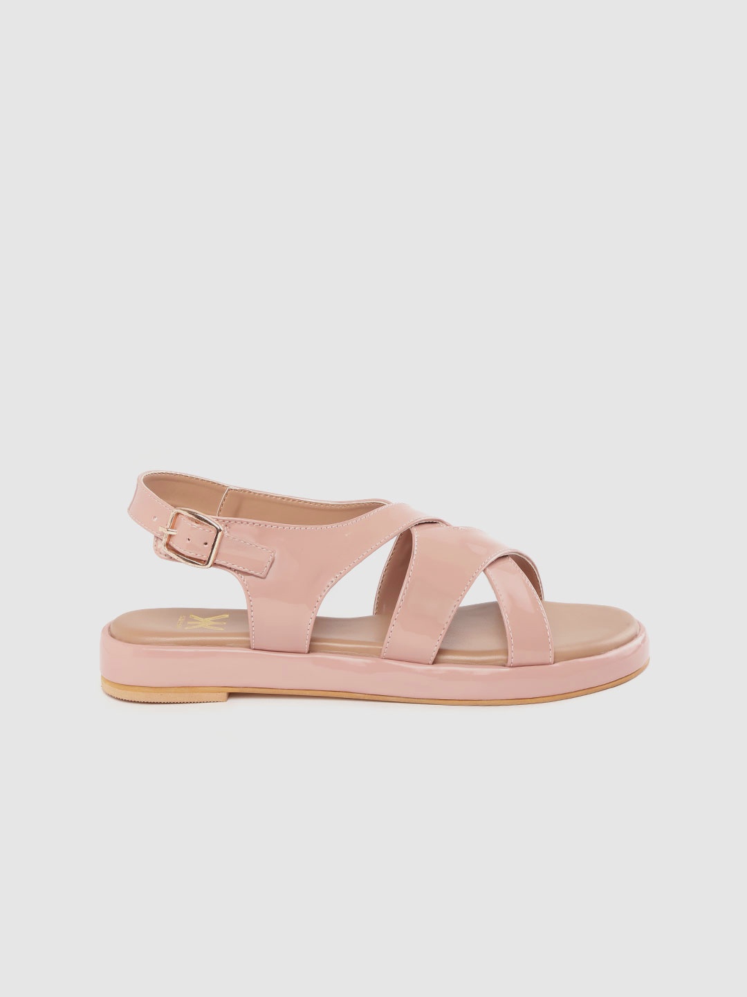 

Kook N Keech Women Dusty Pink Solid Open Toe Flats
