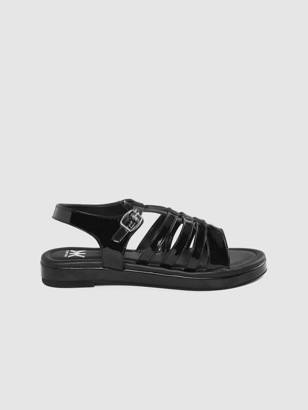 

Kook N Keech Women Black Solid Open Toe Flats
