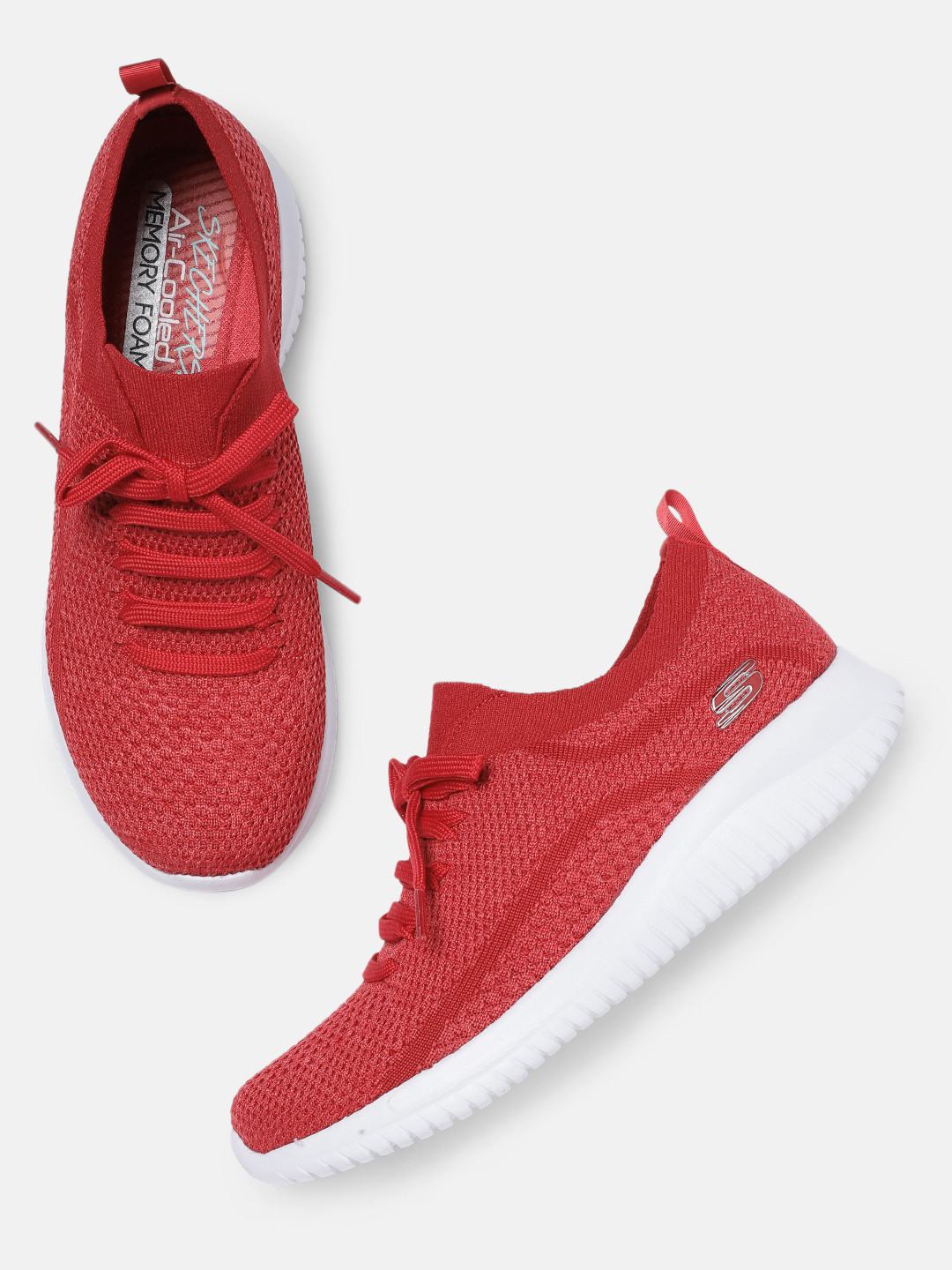 

Skechers Women Red ULTRA FLEX-STATEMENTS Sneakers