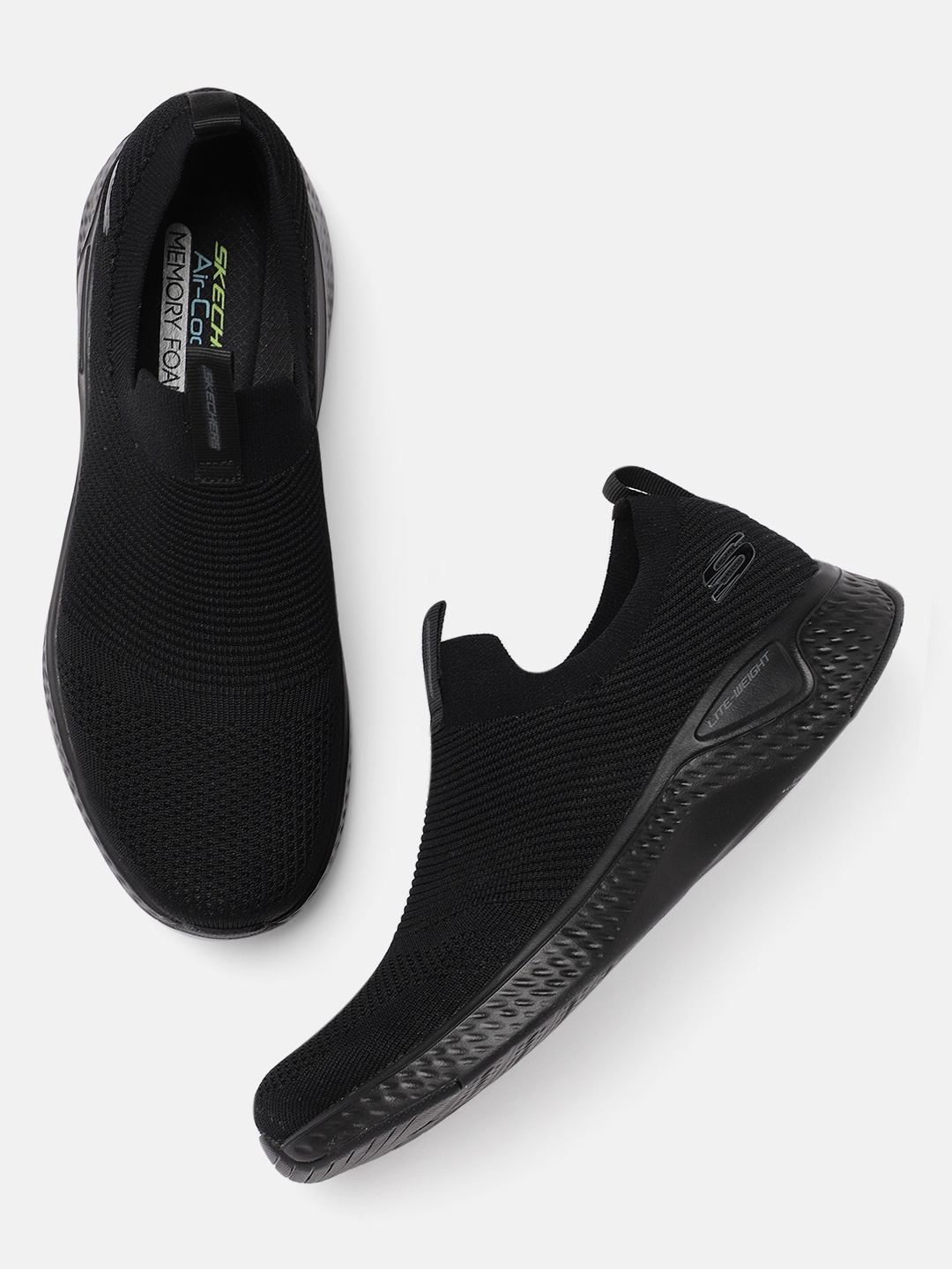 

Skechers Men Black SOLAR FUSE Walking Shoes
