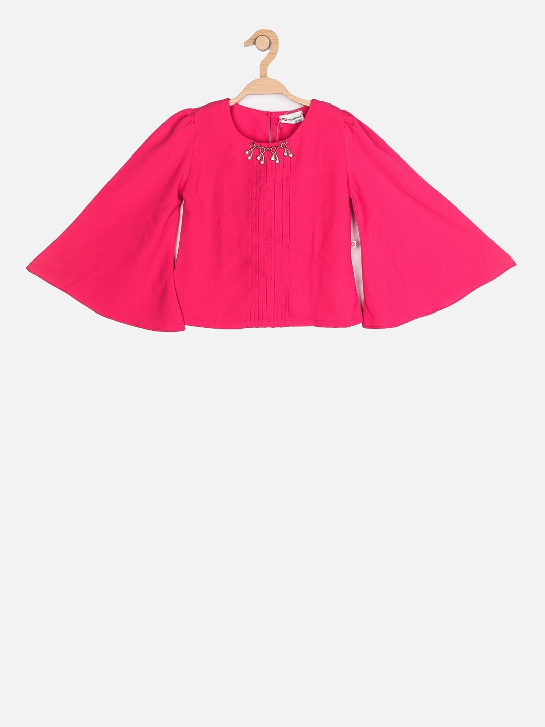

Peppermint Girls Pink Solid Top