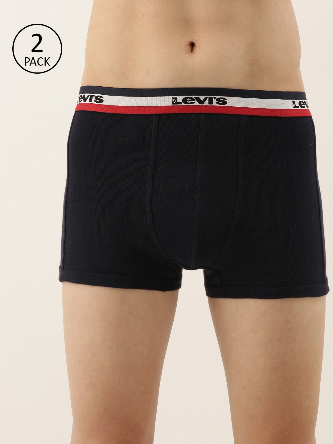 

Levis Men Pack of 2 Navy Blue Solid Trunks #003 A-TRUNK