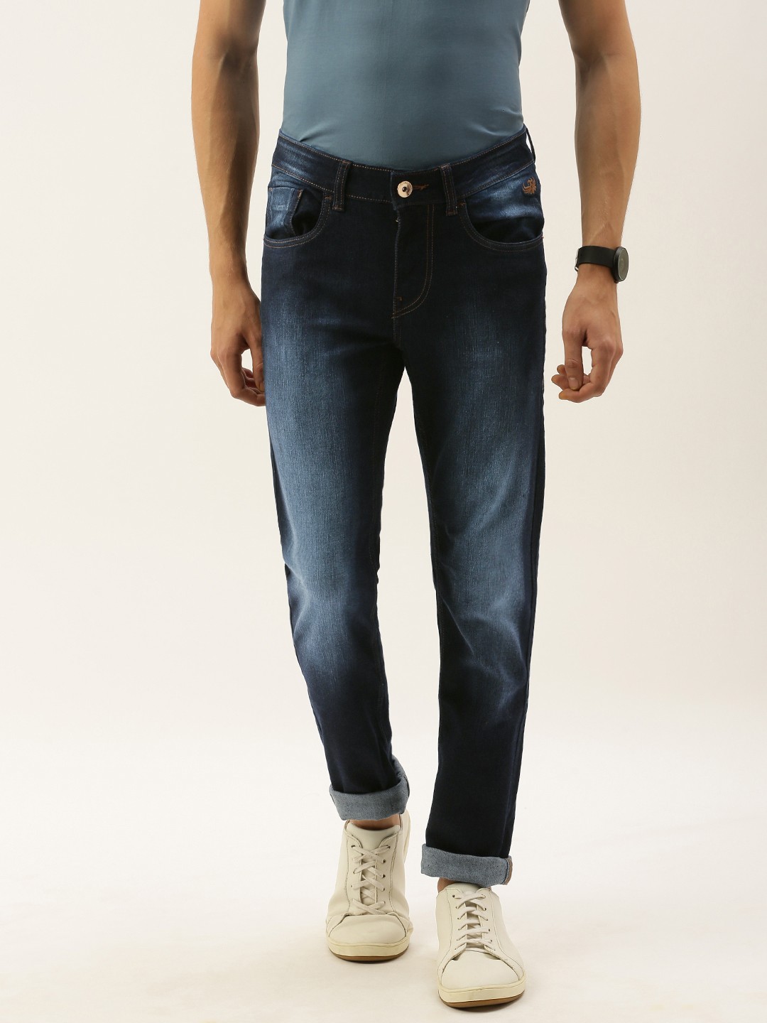 

Flying Machine Men Blue Jackson Skinny Fit Low-Rise Clean Look Stretchable Jeans
