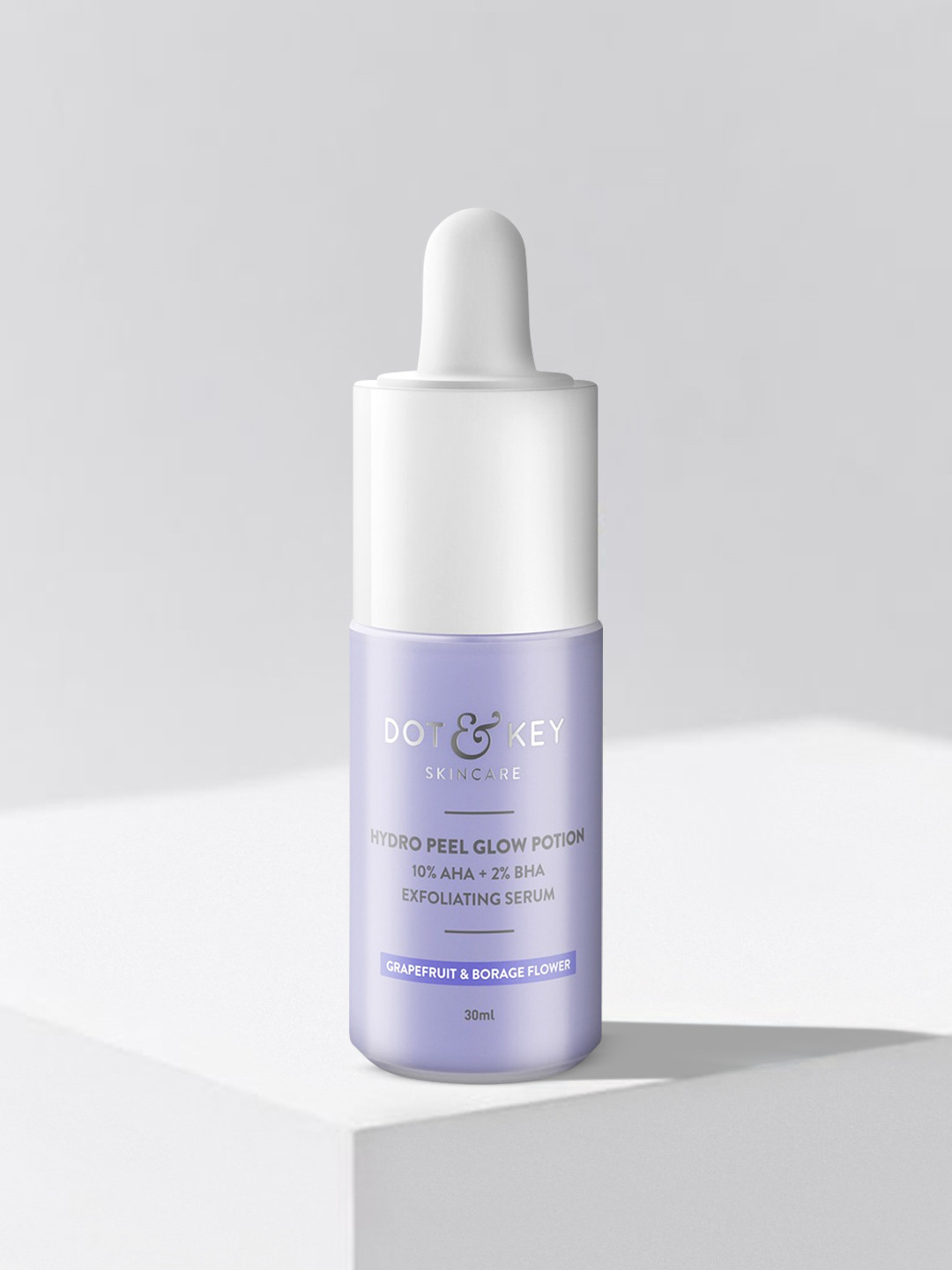 

Dot & Key Hydro Peel Glow Potion 10% AHA + 2% BHA Exfoliating Serum 30 ml, Transparent