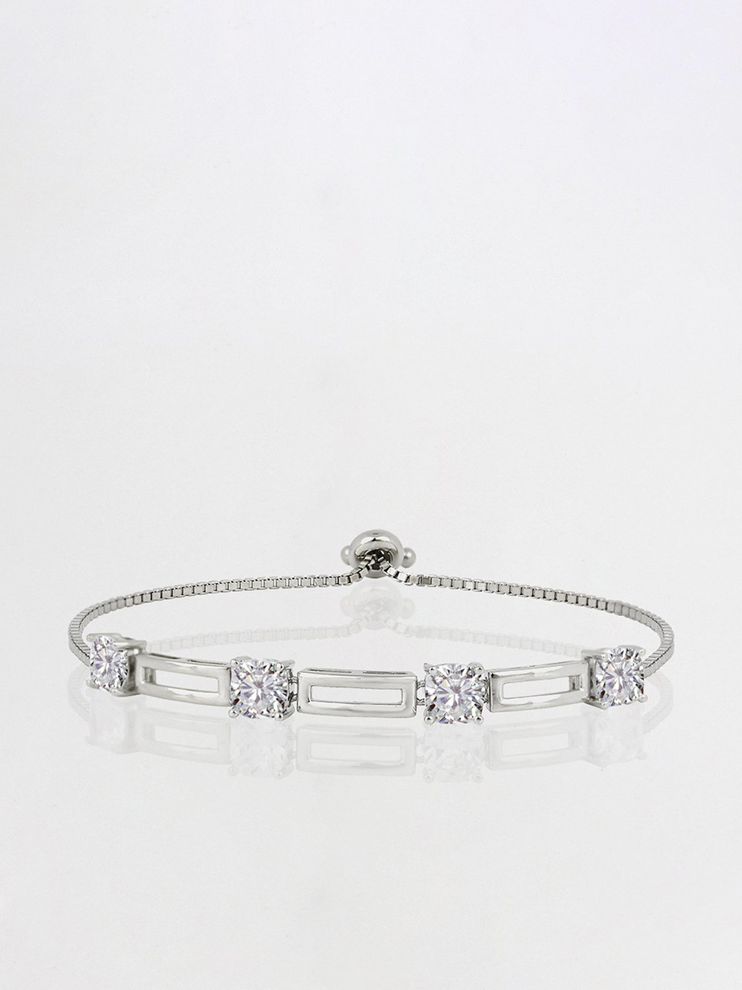 

GIVA 925 Silver Zircon Dazzling Bracelet