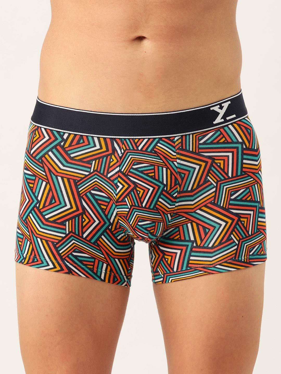 

XYXX Men IntelliSoft Antimicrobial Micro Modal Linea Trunks XYTRNK66_, Multi
