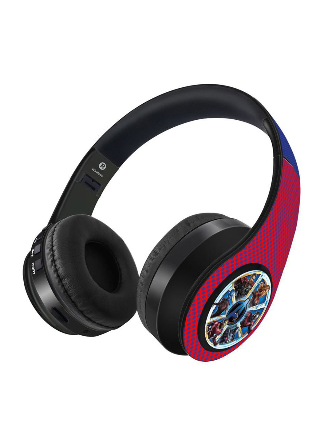 

YK Kids Blue & Red Avengers Endgame Ensemble Decibel Wireless On Ear Headphones