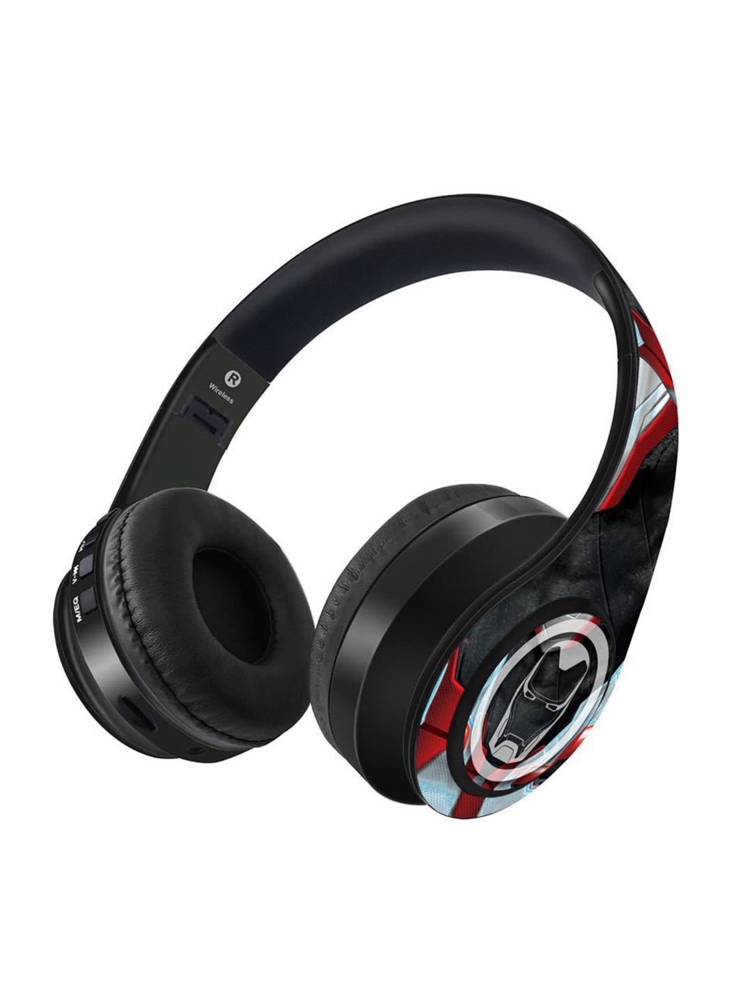 

YK Kids Black & Red Endgame Suit Ironman Decibel Wireless On Ear Headphones