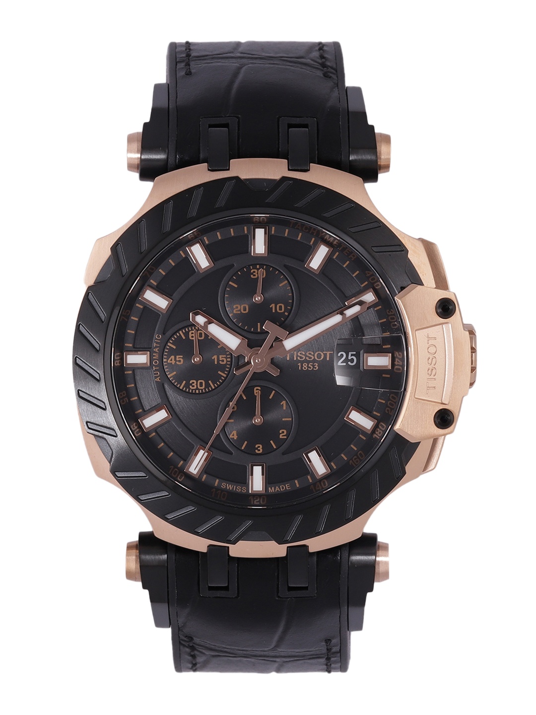 

TISSOT Men Black T-Race Automatic Swiss Chronograph Watch T1154273705101