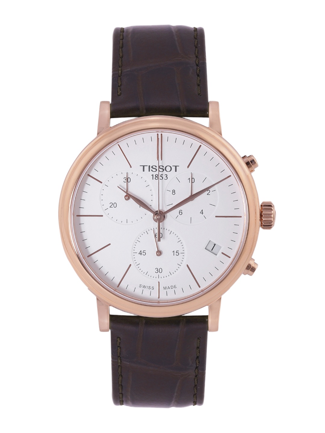 

TISSOT Men White Chronograph Swiss Made Watch T1224173601100