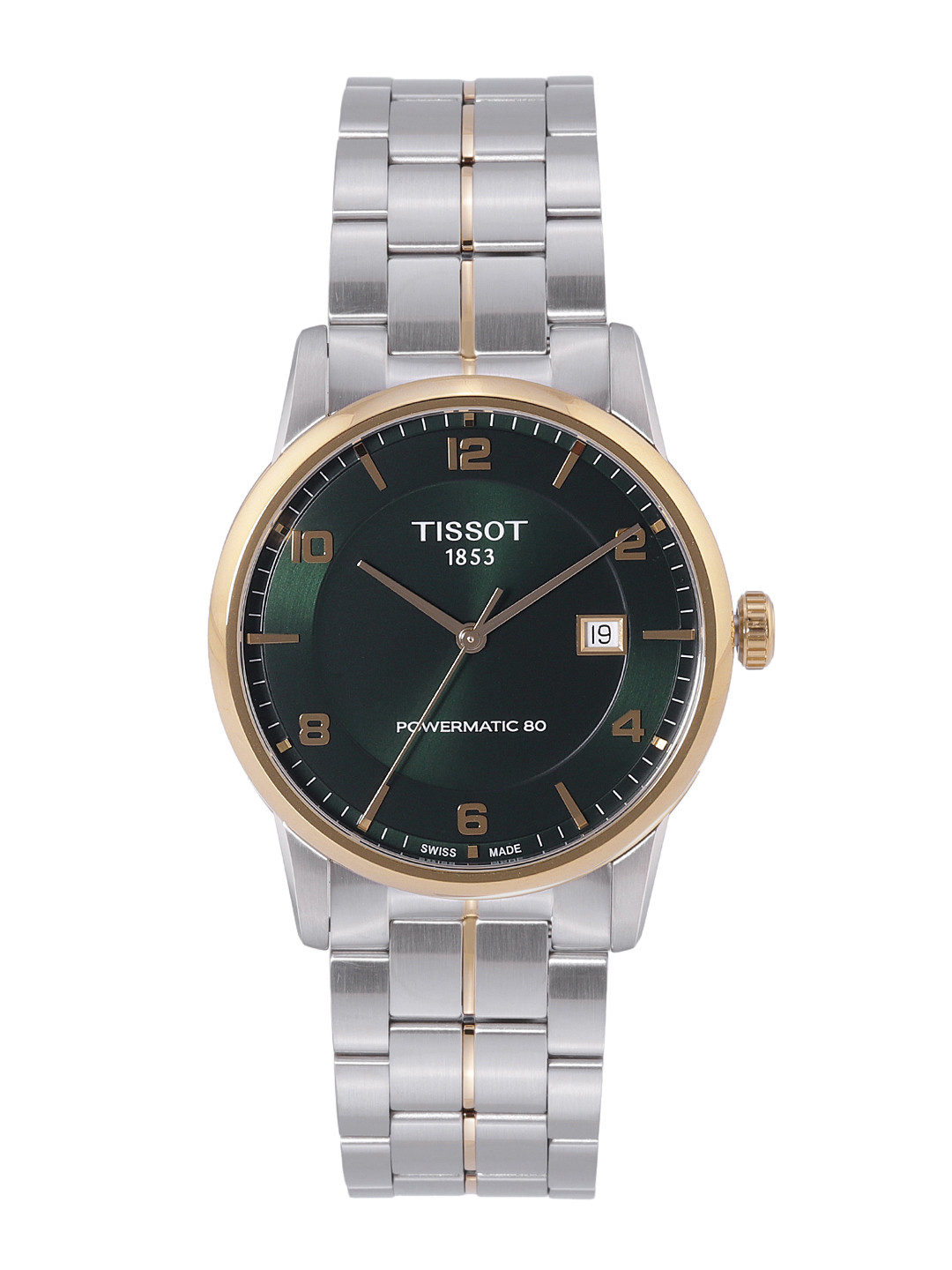 

TISSOT Men Green Luxury Powermatic 80 Analogue Watch T0864072209700