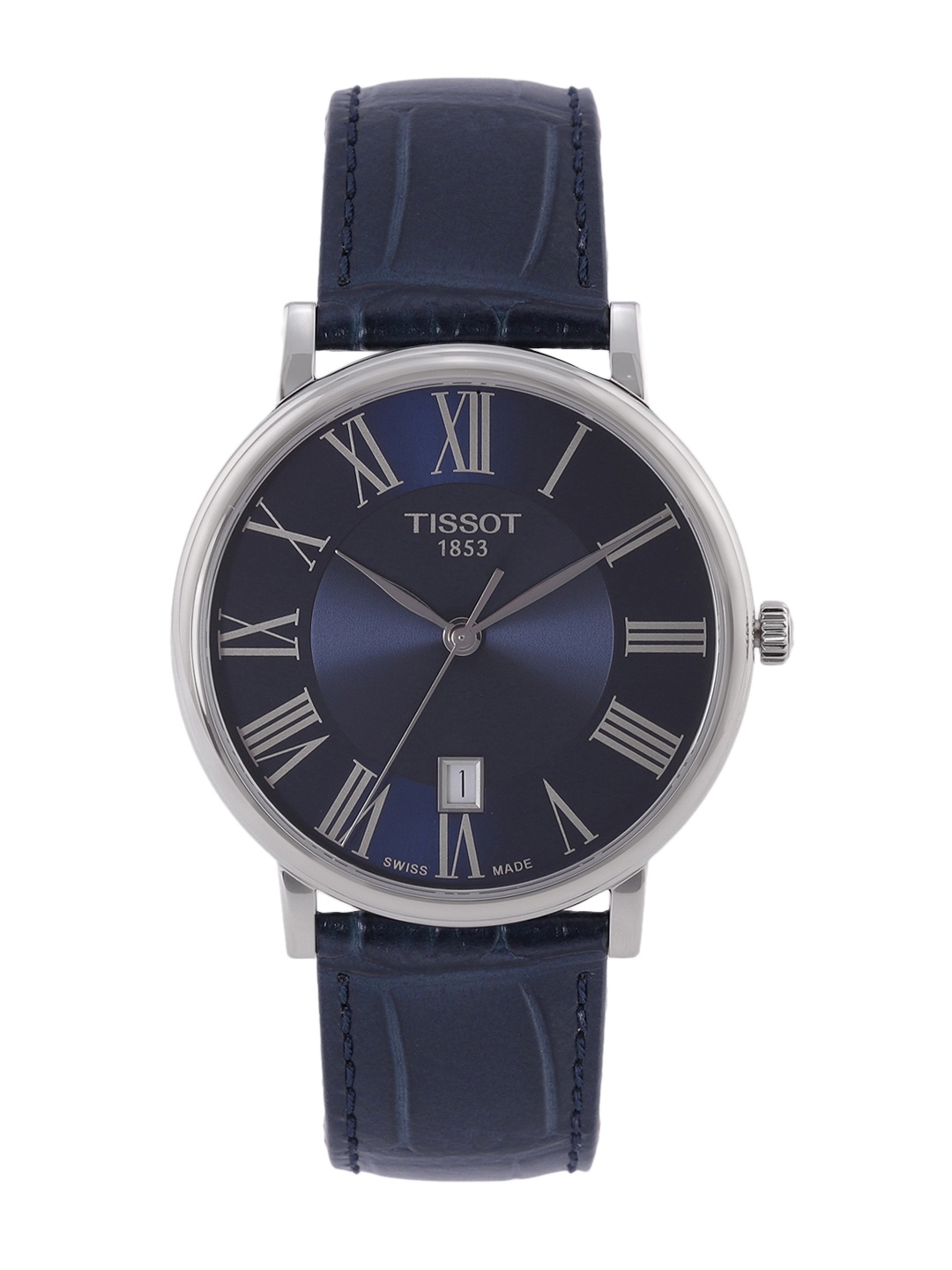 

TISSOT Men Navy Blue Analogue Swiss Made Watch T1224101604300