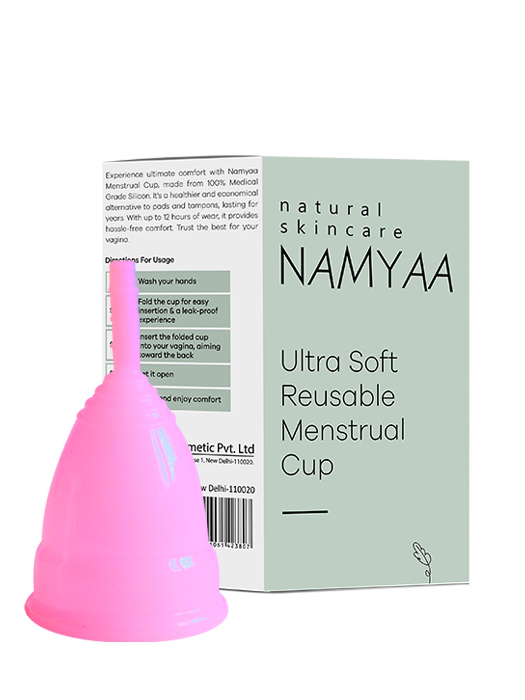 

Namyaa Reusable Menstrual Cup with Medical Grade Silicon - Small, Brown