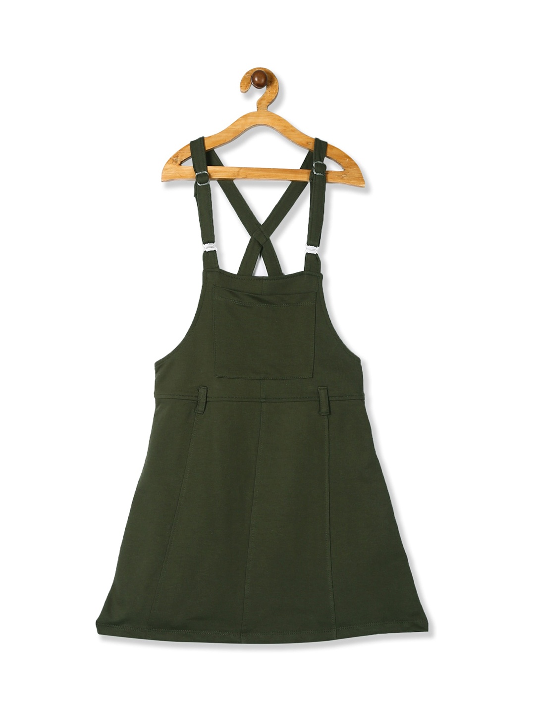 

Cherokee Girls Green Dungaree Skirt With Printed T-Shirt