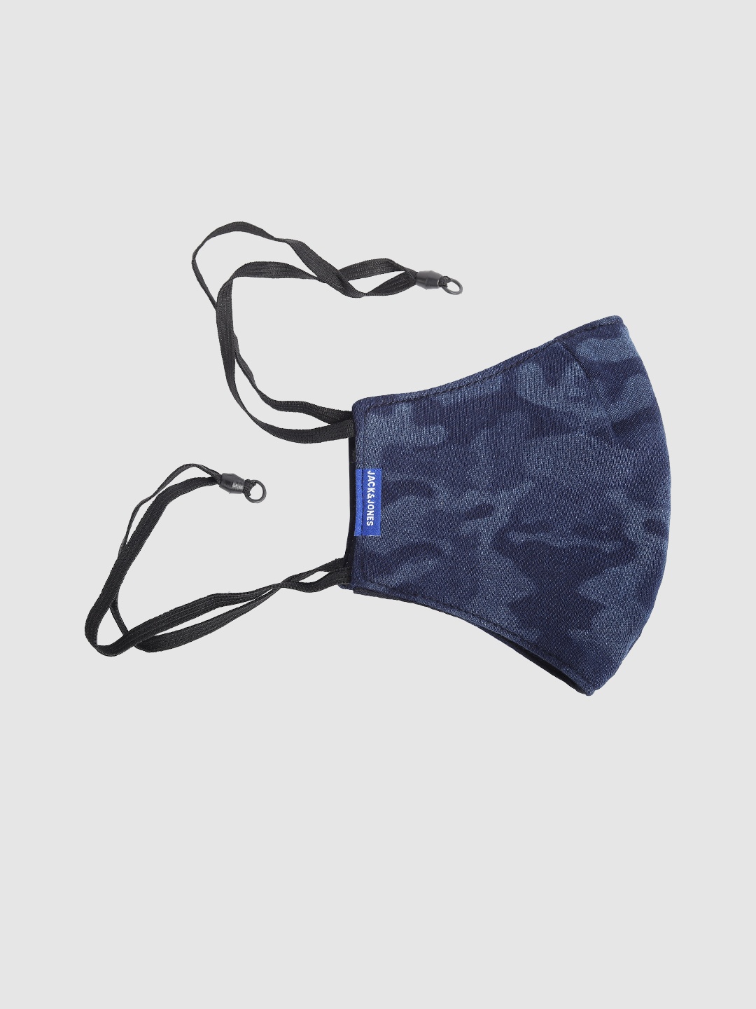 

Jack & Jones Men Blue Printed 3-Ply Protective Reusable Mask