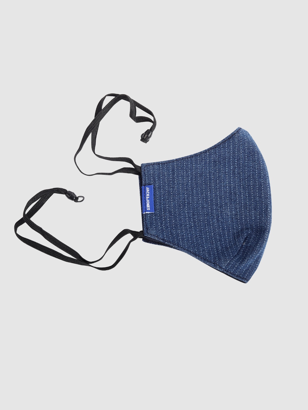 

Jack & Jones Men Blue Denim 3-Ply Reusable Adjustable Cloth Mask
