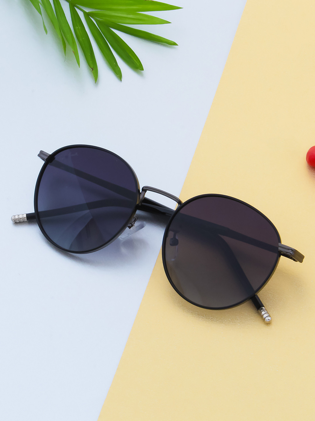 

Ted Smith Unisex Round Sunglasses TS-S1256S, Purple