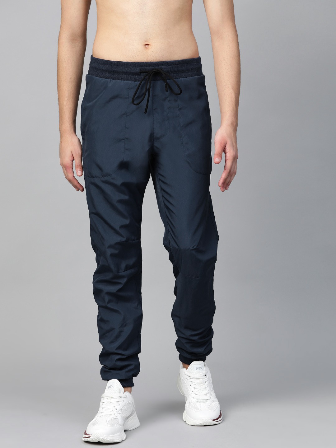 

HRX by Hrithik Roshan Men Navy Blue Solid Rapid Dry Active Joggers