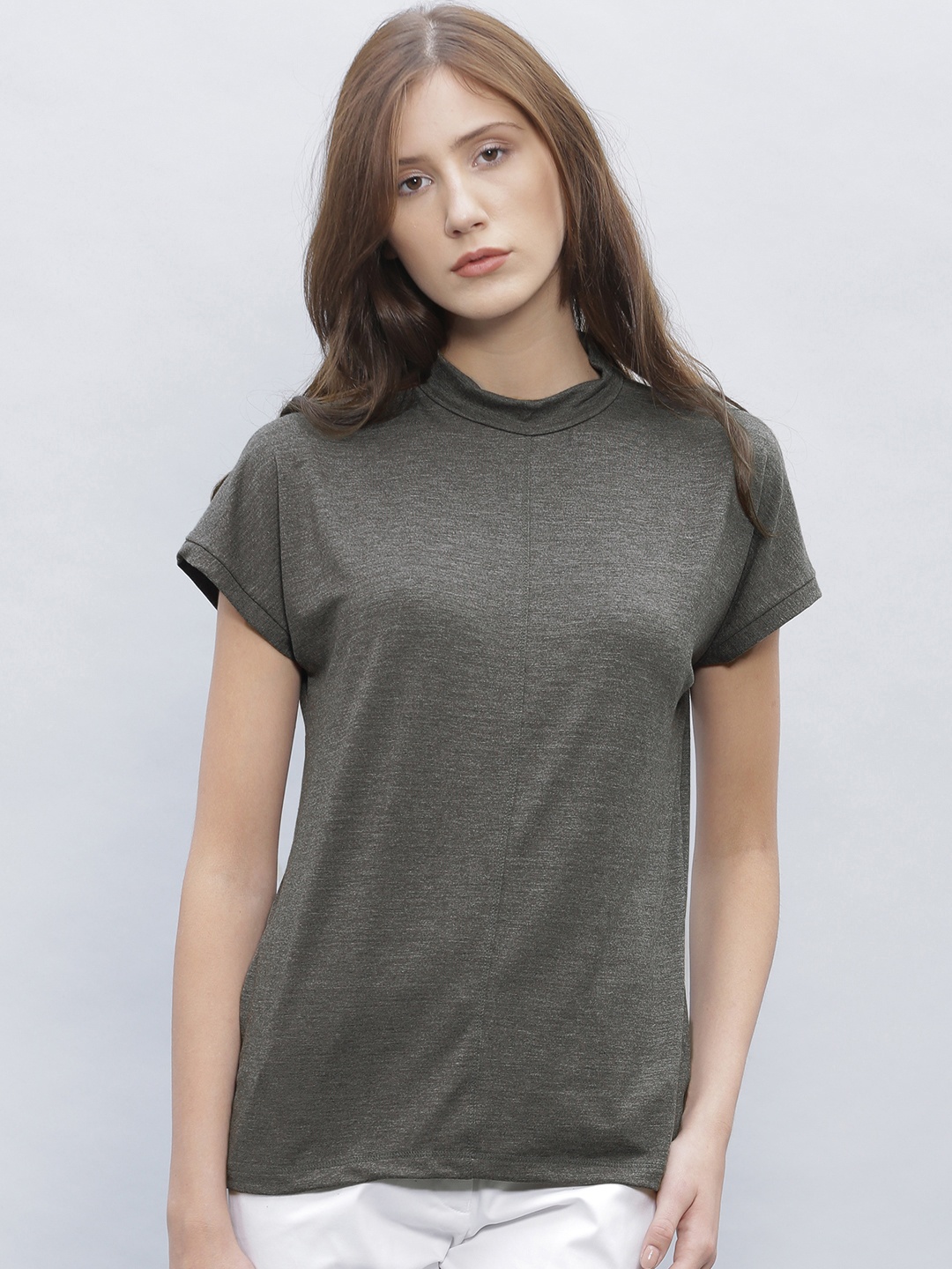 

ether Charcoal Grey Melange Lightweight T-shirt