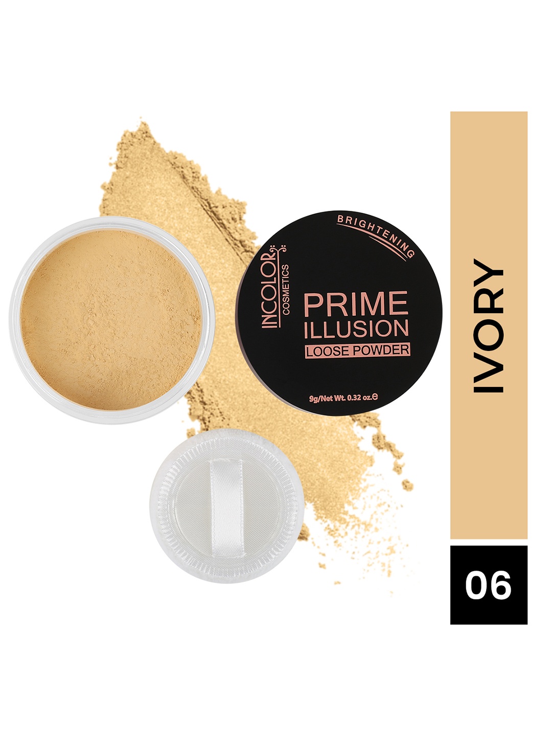 INCOLOR Prime Illustion Loose Powder Ivory Yellow 06 9g