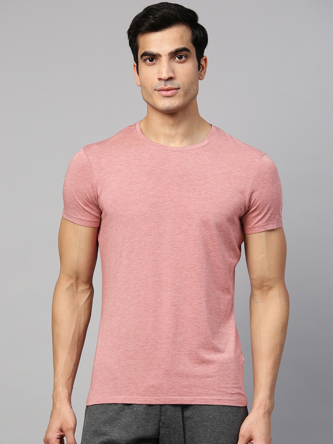 

Marks & Spencer Men Dusty Pink Solid Innerwear Vest