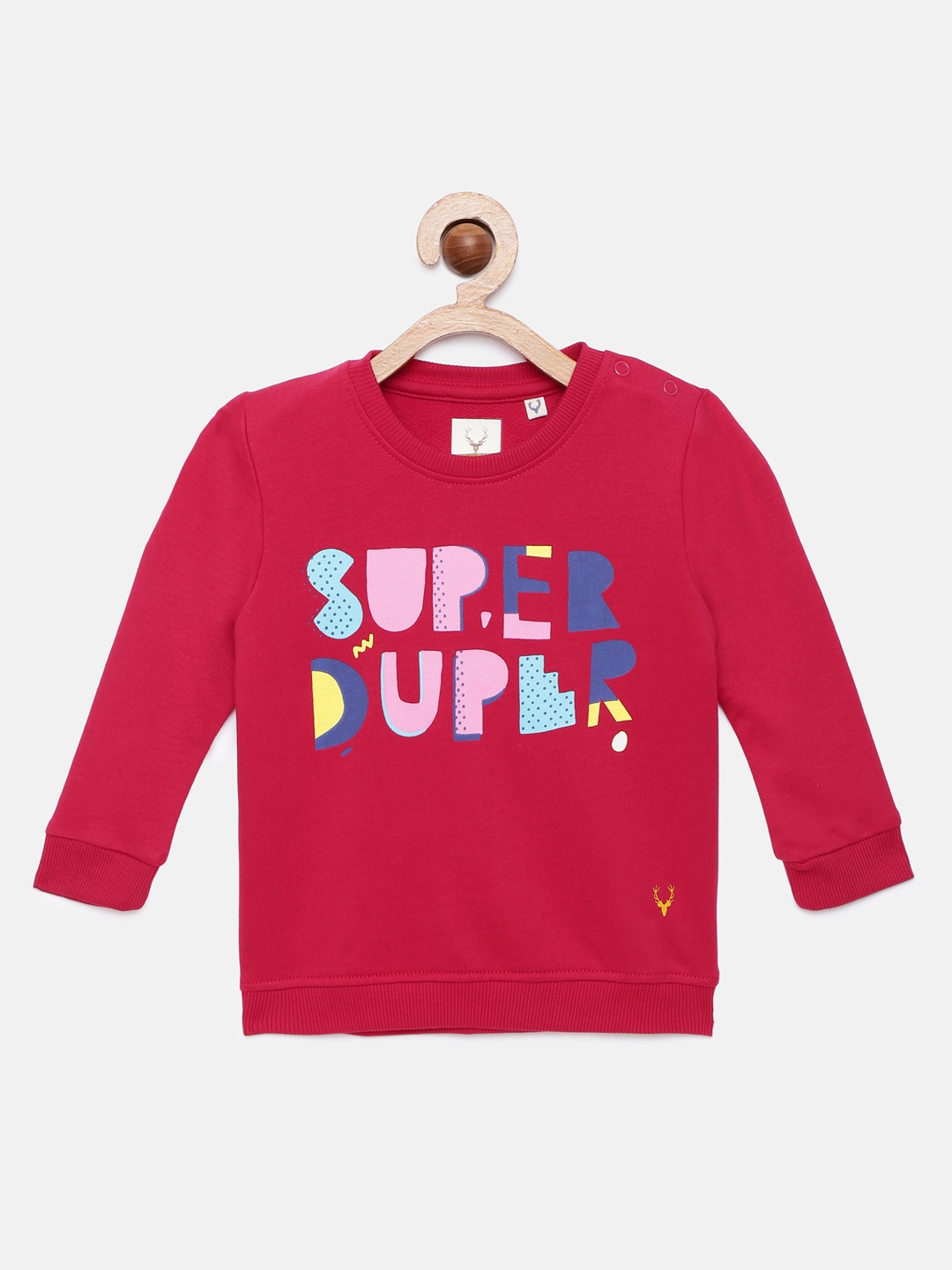 

Allen Solly Junior Boys Red Printed Sweatshirt