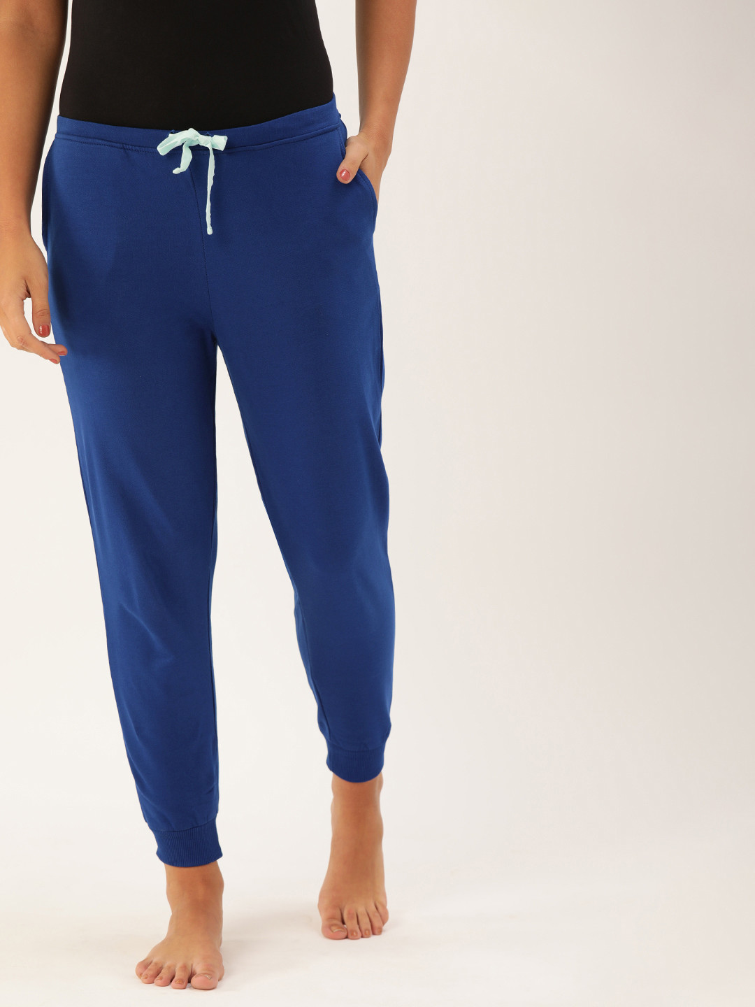

DressBerry Women Blue Solid Lounge Pants