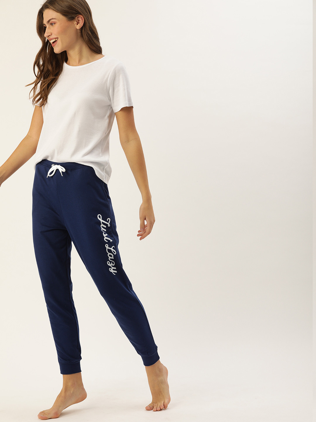 

DressBerry Women Blue Printed Lounge Pants