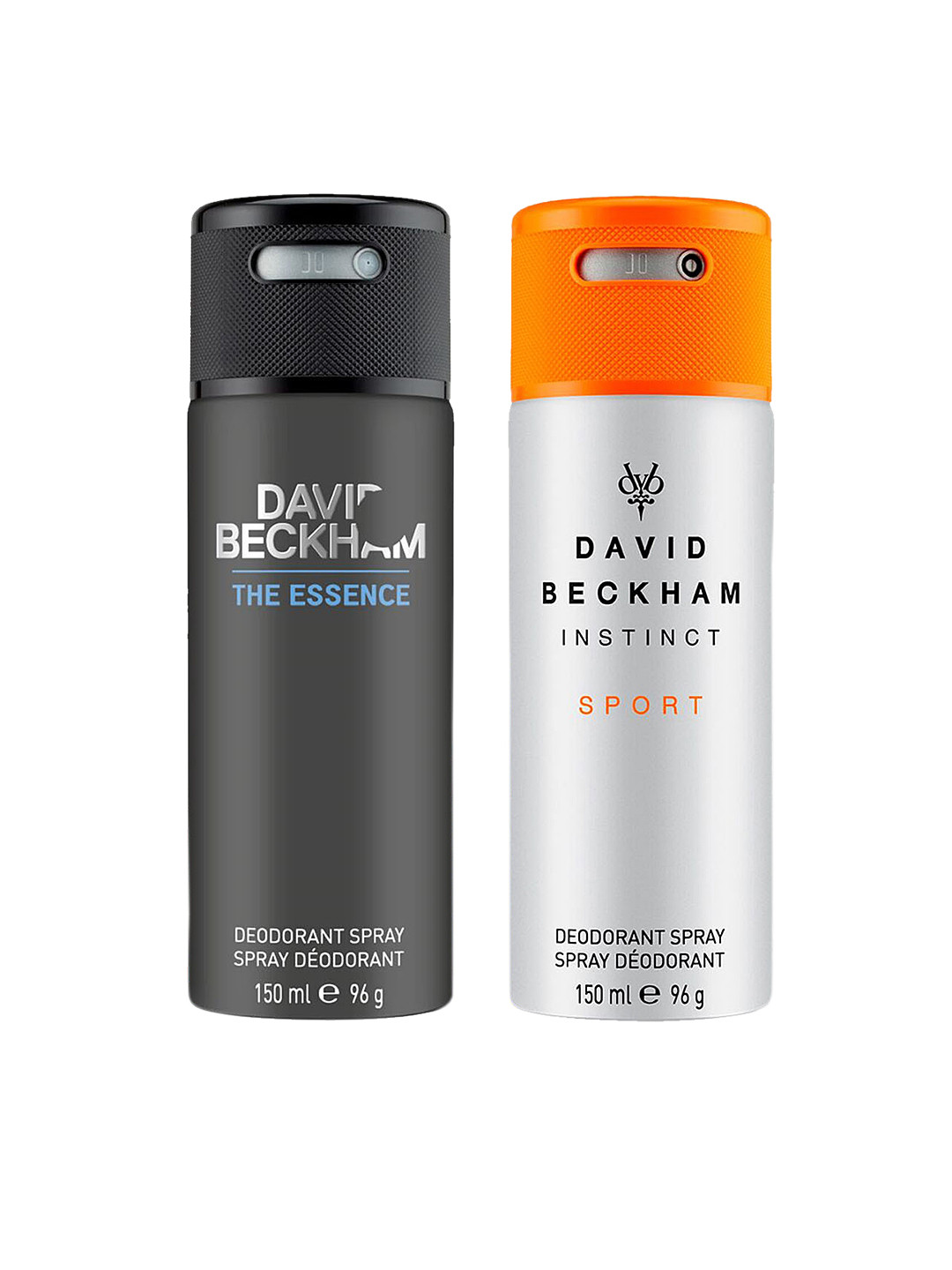 

DAVID BECKHAM Men Pack Of 2 Deodorants, Black