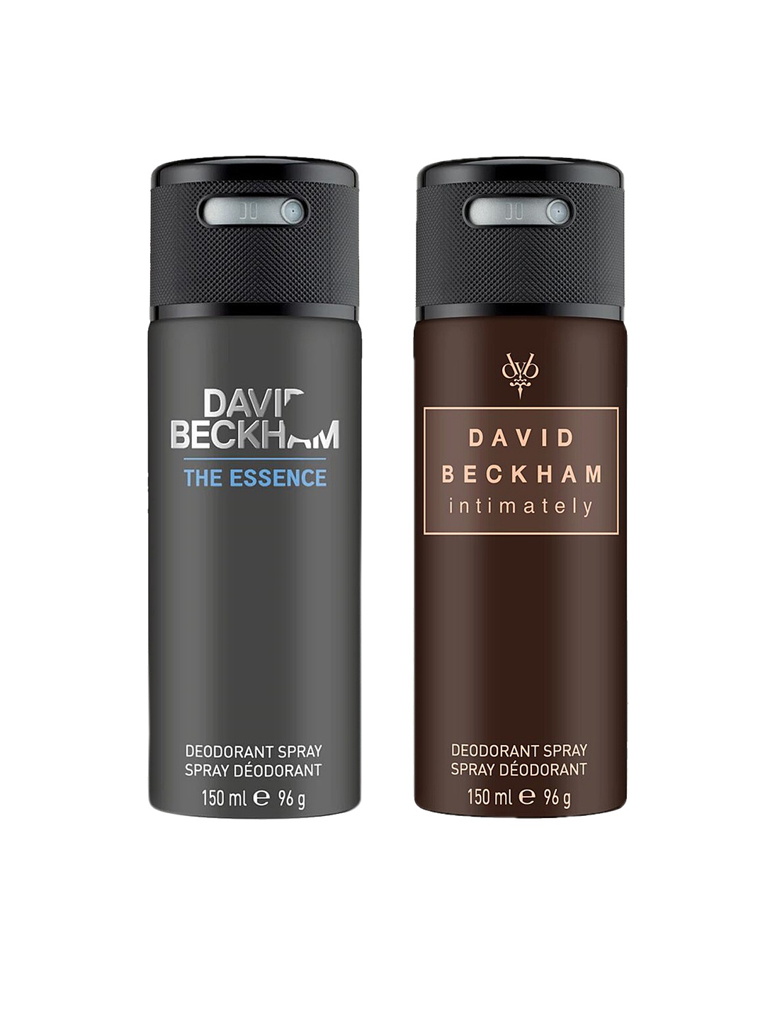 

DAVID BECKHAM Men Pack Of 2 Deodorants, Black